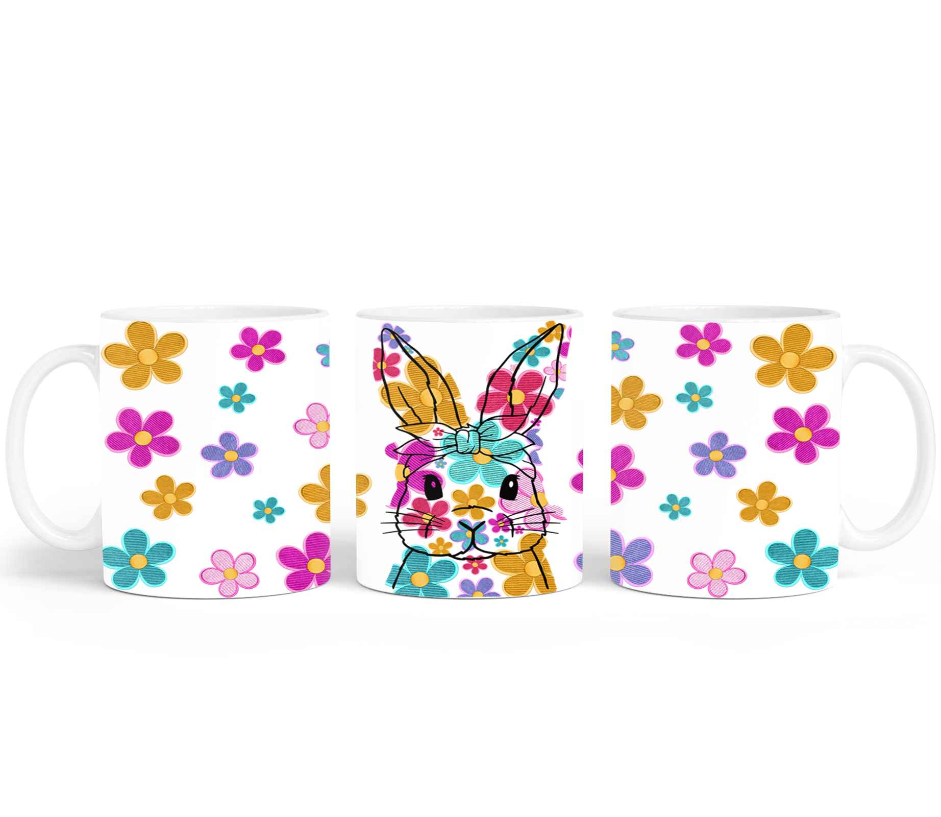 Embroidered Easter Bunny-10349